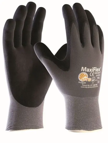 ATG (34-874) Nylon-Strickhandschuhe "MaxiFlex Ultimate" VE: 1 Paar 2440-9
