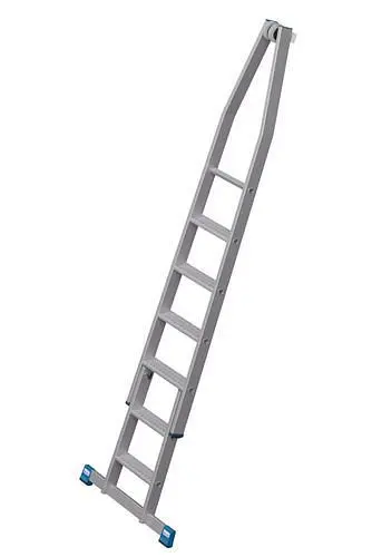 Krause Steckleiter aus Alukleinformatum 2-teiliges Set 7 Stufen 307653