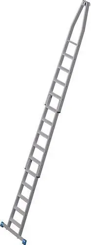 Krause Steckleiter aus Alukleinformatum 3-teiliges Set 15 Stufen 307657
