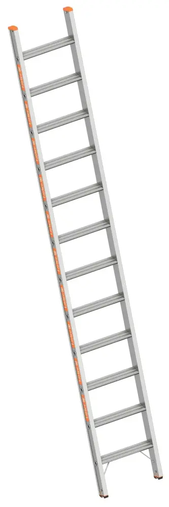 Layher Stufenanlegeleiter mit Traverse 12 Stufen Länge: 325 m 1042012