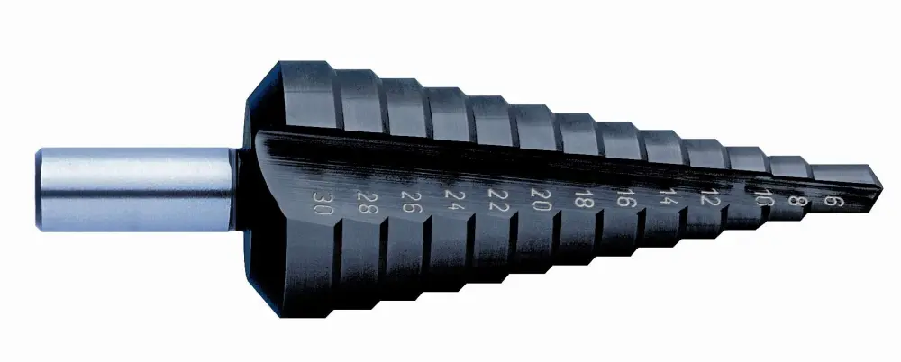 EXACT Stufenbohrer HSS 6-30 mm TIAIN 2 Schneiden 50068