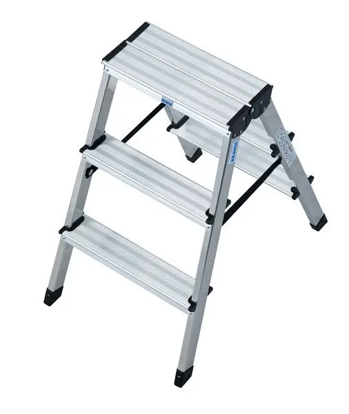 Krause Dopplo Doppelleiter 2x3 Stufen 120328