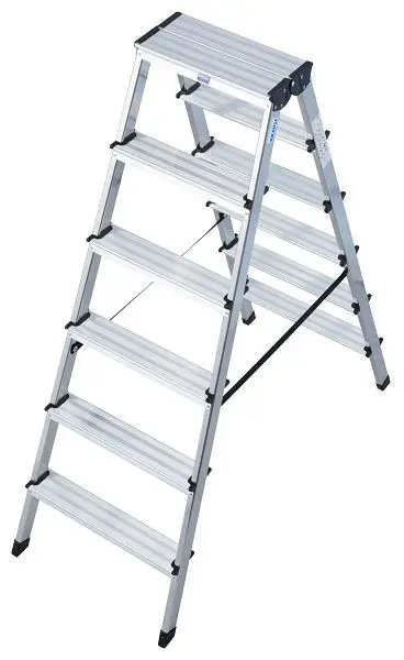 Krause Dopplo Doppelleiter 2x6 Stufen 120359
