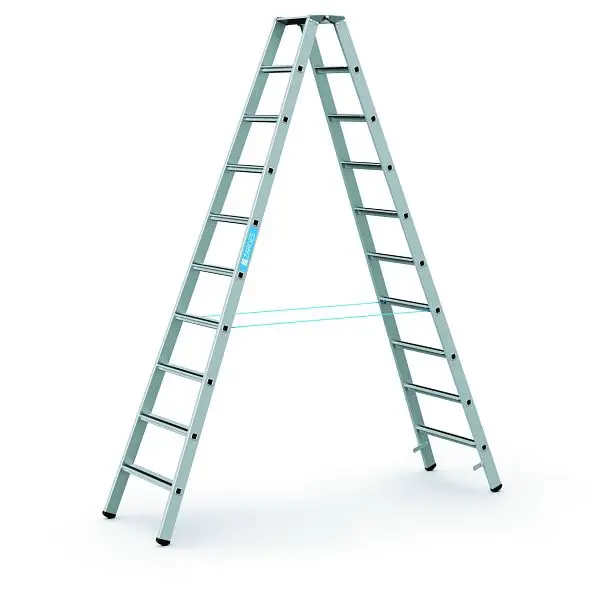 ZARGES Saferstep B - LM-Stufen-Stehleiter 2 x 10 Stufen 41310