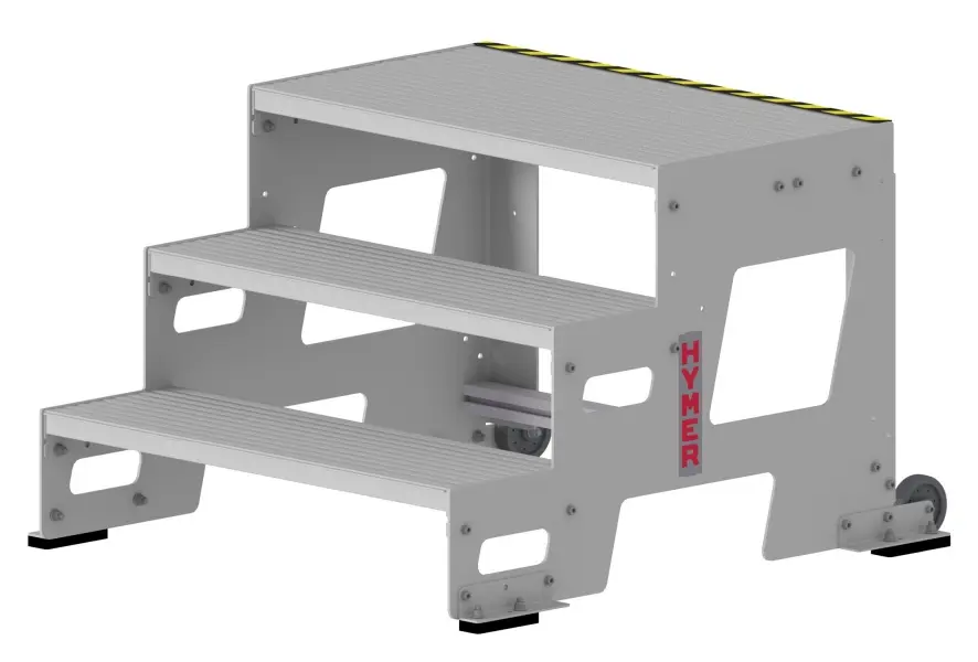 HYMER Industrietritt nach DIN EN 14183 Stufenbreite 1000 mm Standhöhe 060 m 22711003