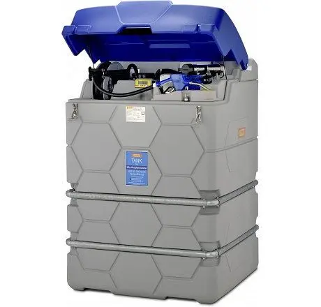 Cemo CUBE-Tank für AdBlue Outdoor 1.500 l Premium Plus mit CMT10 komplett montiert 11030
