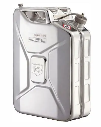 DENIOS Edelstahlkanister mit Schraubkappe 20 Liter Volumen 117353