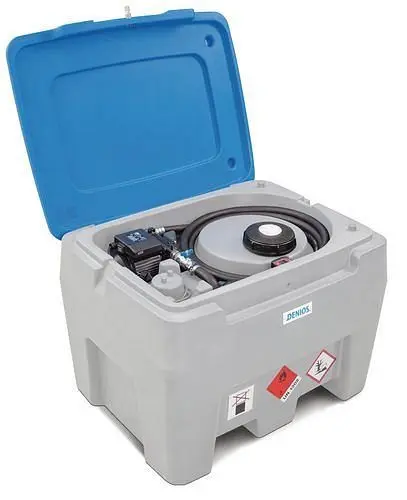DENIOS Mobile Dieseltankstelle PolyMove PM 250 aus PE 230 Volt Pumpe 250 Liter Volumen 214402