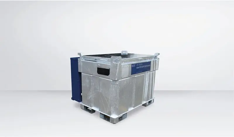 Seppeler Behälter Rietberg Kraftstoffcontainer QUADRO-BLUE 1000-12/24 LxBxH: 1200x1235x1322mm 950/170 Liter 12/24 24 Volt...