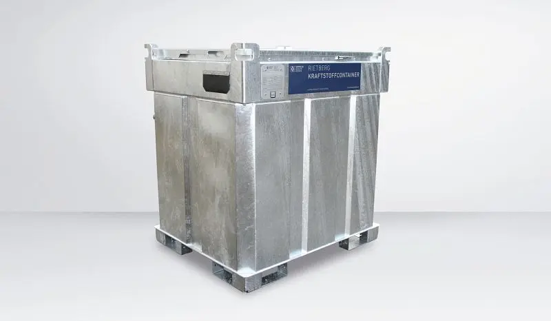 Seppeler Behälter Rietberg Kraftstoffcontainer QUADRO-D 1000-12/24 LxBxH: 1200x1000x1322mm 950 Liter 12/24 Volt 500250