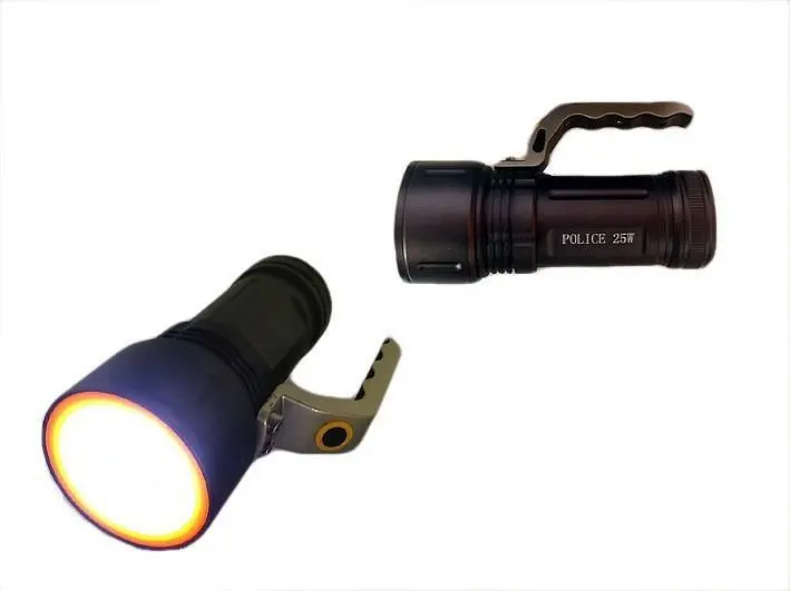Berger &amp; Schröter Cree-LED Taschenlampe aus Edelstahl bis 25W 20227