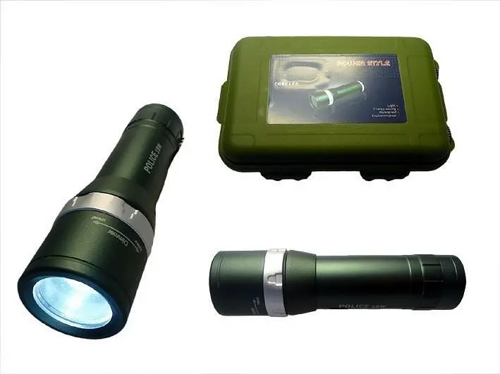 Berger &amp; Schröter LED Taschenlampe bis 3W Cree LED Box 20228