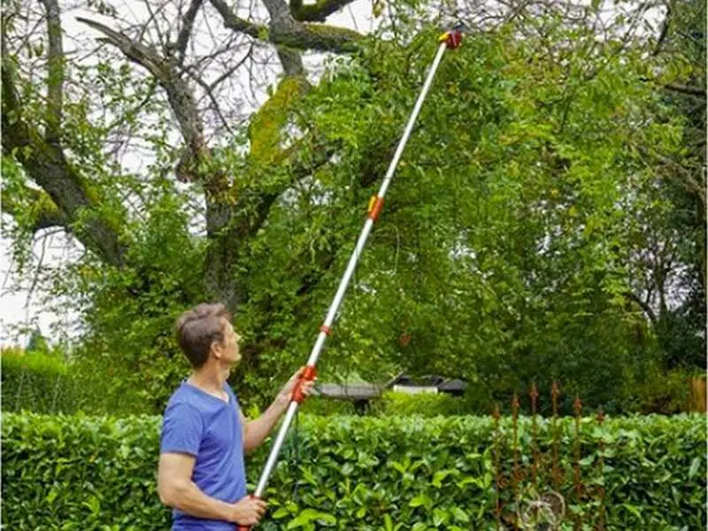 Doppelschneid- WOLF Garten RR 400 T - Professionelle Teleskop-Astschere – Schaft 220/400 cm - Ø 32 mm