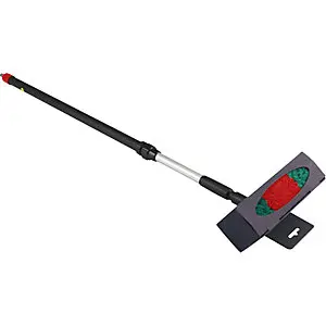 Autobürste mit Teleskopstiel, Vereinbar mit Gardena-Kupplungen, schwarz.