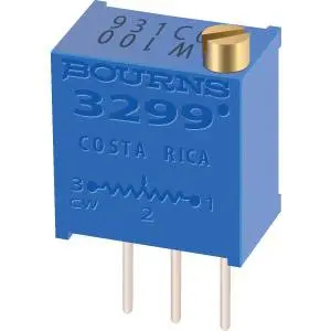 Bourns 3299Y-1-502LF Cermet-Trimmer linear 0.5 W 5 kΩ 9 ° 1 St.