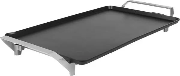Princess Premium XXL Elektro Grill mit Standfuß, mit manueller Temperatureinstellung Schwarz, Silber