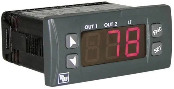 Wachendorff UR3274S1 PID Temperaturregler K, S, R, J, Pt100, Pt500, Pt1000, Ni100, PTC1K, NTC10K Relais 10 , Relais 5