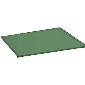 Blechabdeckung für Auszugsrahmen, Vollauszug, für BxT 1290 x 860 mm, resedagrün. | wasserdicht | UV-beständig