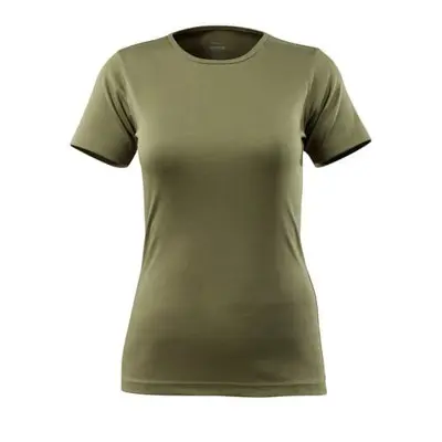 MASCOT® - T-Shirt CROSSOVER, Moosgrün, Größe 2XL mit Reißverschluss & Belüftung