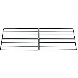 Schuhablageboden für Garderobenbank, doppelseitig, Länge 2000 mm. | wasserdicht | UV-beständig