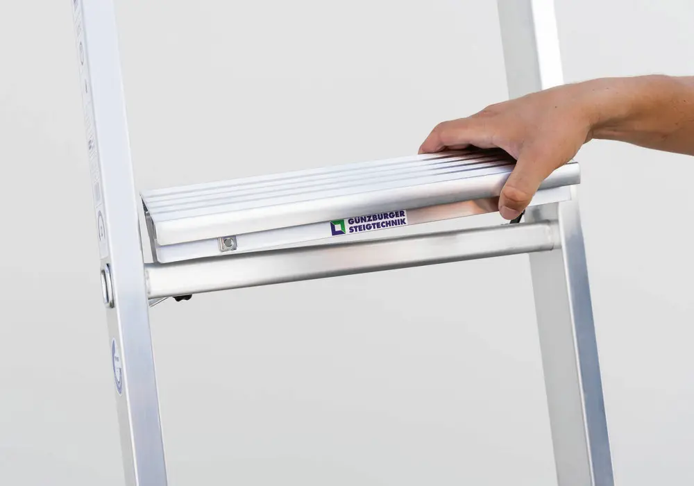 Stufenmodul MaxxStep für ermüdungsfreien Stand gemäß TRBS 2121, Teil 2, B 356 mm, f. Sprossenleitern