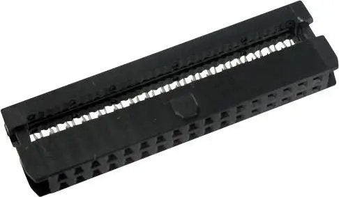 TRU COMPONENTS 1589696 Pfosten-Steckverbinder mit Zugentlastung Rastermaß: 2 mm Polzahl Gesamt: 40 Anzahl Reihen: 2 1 St