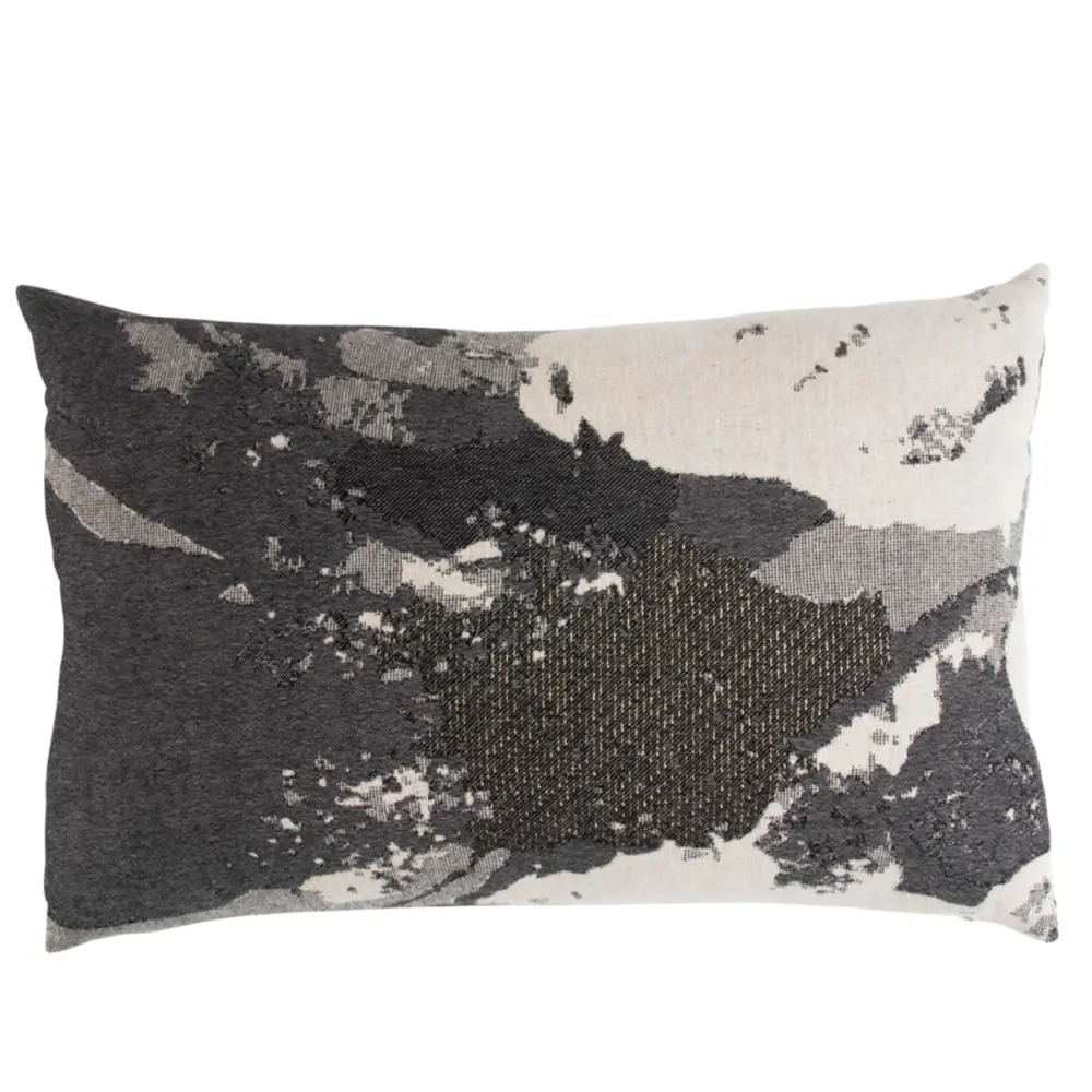 AYTM - Floreo Kissen Dunkelbraun und Beige