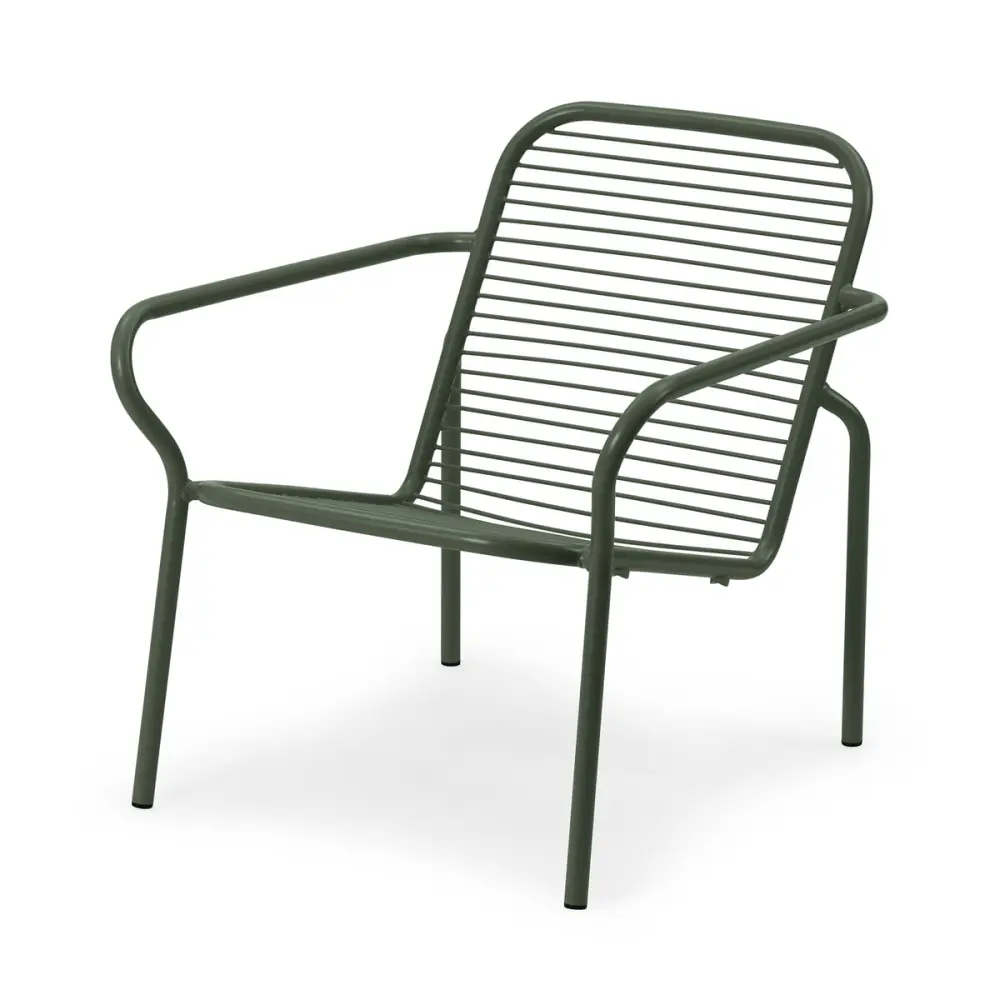 Normann Copenhagen - Vig Outdoor Lounge Chair aus strapazierfähigem Kunststoff