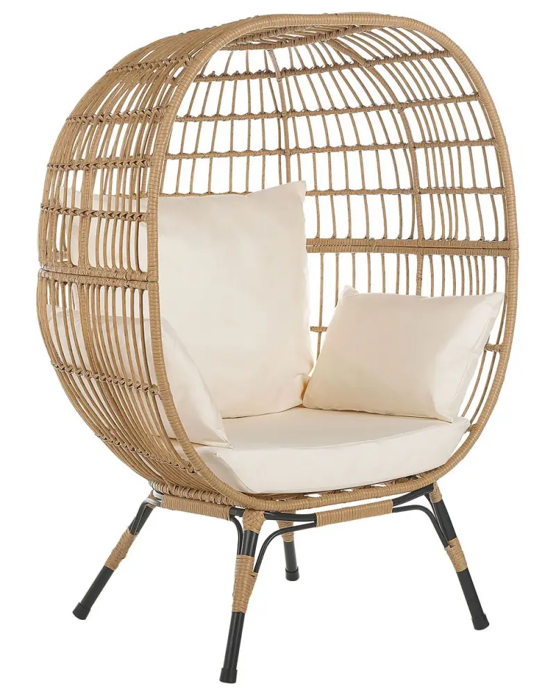 Gartenstuhl VEROLI Polyrattan Hellbraun