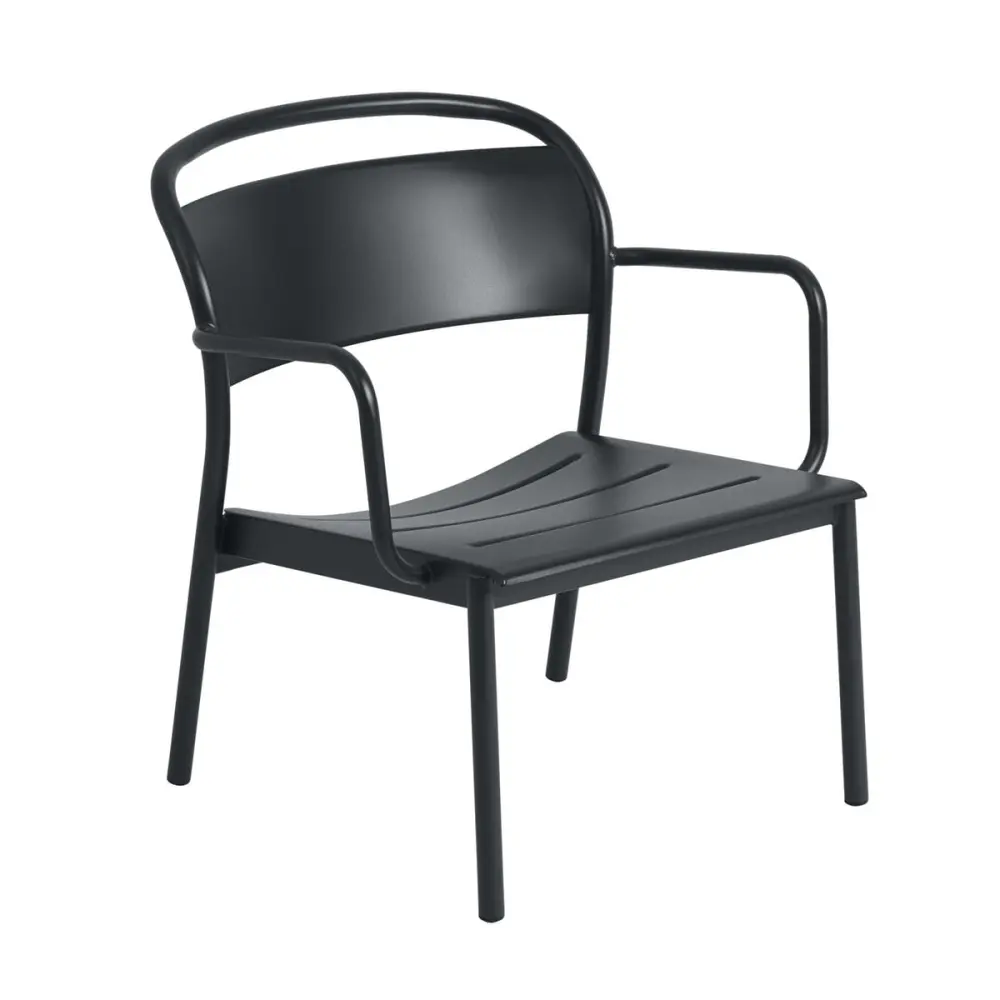 Stapelbare Muuto - Linear Stahl Lounge Armchair