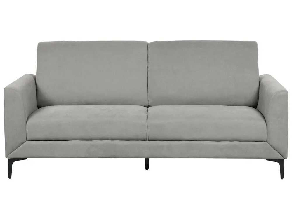 3-Sitzer Sofa grau FENES mit wasserabweisenden Kissen