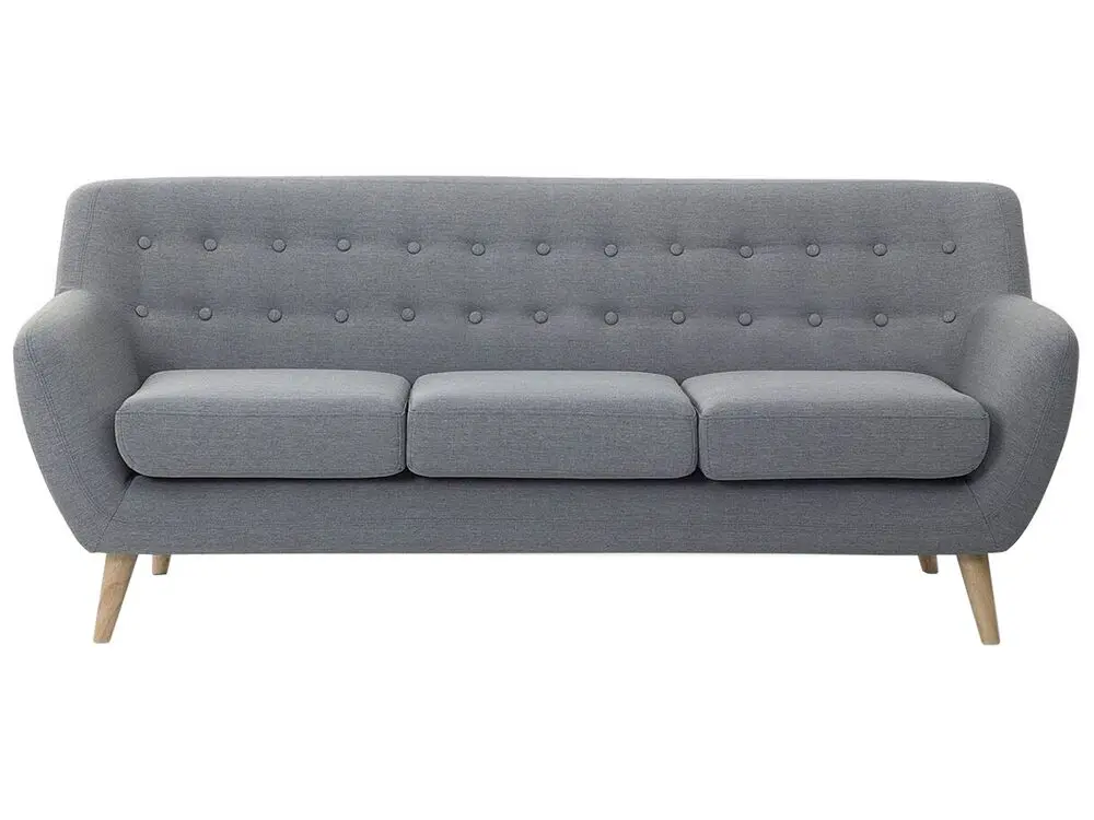 3-Sitzer Sofa hellgrau / hellbraun MOTALA für den Außenbereich