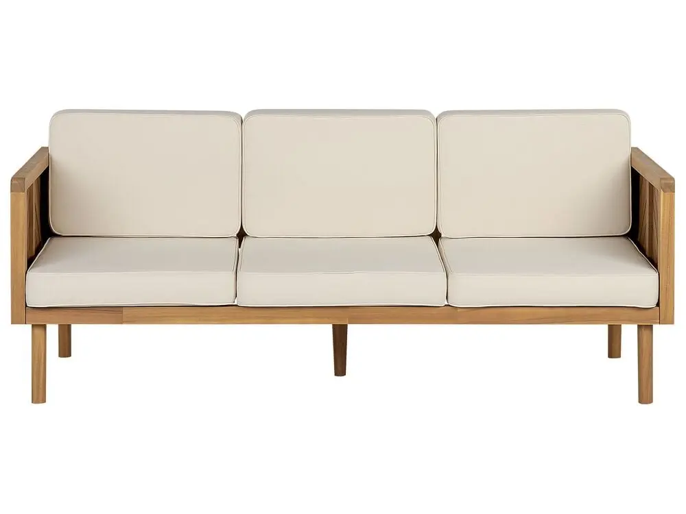 Gartensofa 3-Sitzer BARATTI Akazienholz Braun | Schneller Versand