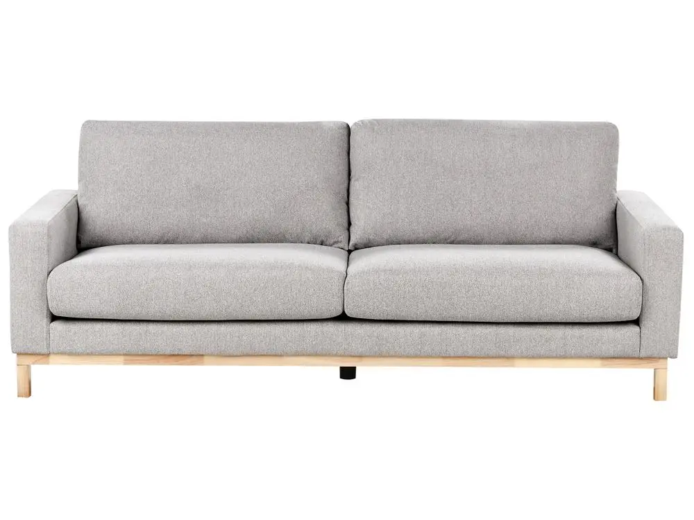 Premium Garten 3-Sitzer Sofa grau / hellbraun SIGGARD