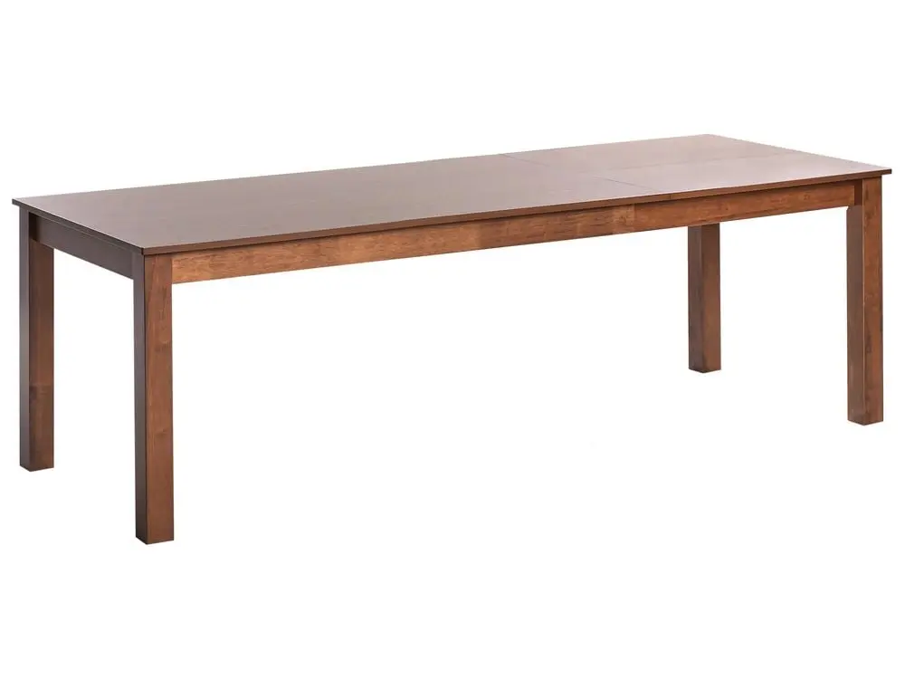 Ausziehbarer Esstisch MADURA Dunkle Esche 160/240 cm 90 cm