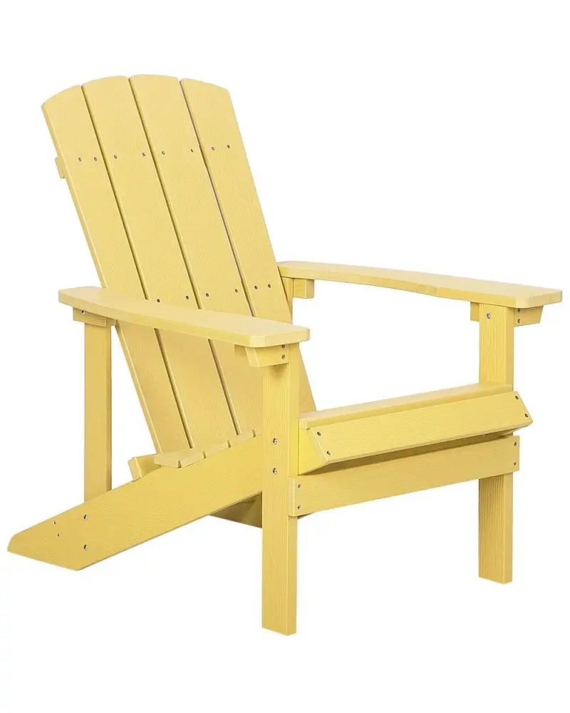 Garden Chair ADIRONDACK Goldgelb