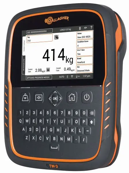 W&amp;EID TW-3 Wiegecomputer mit Datensammler 026039