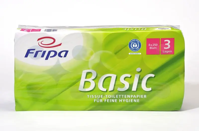 Fripa Toilettenpapier Basic 3-lagig weiß 48 Rollen 1510820
