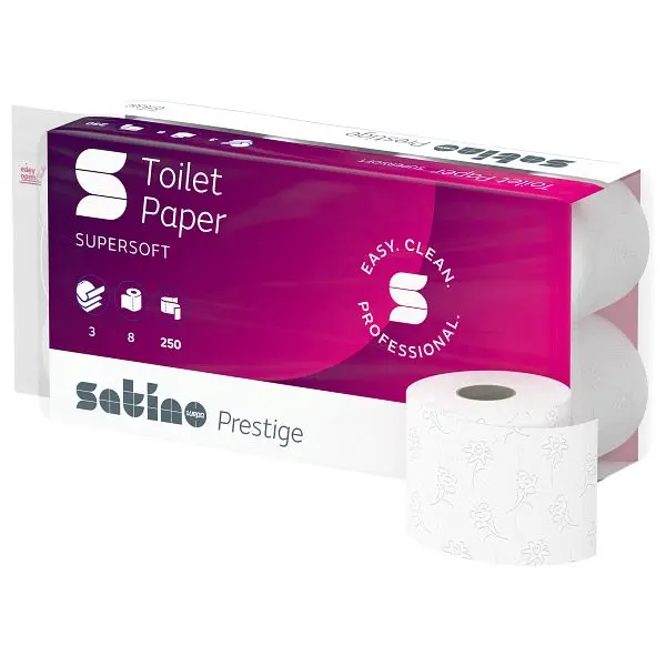 Satino Prestige Toilettenpapier 3-lagig VE: 72 Stück 78350