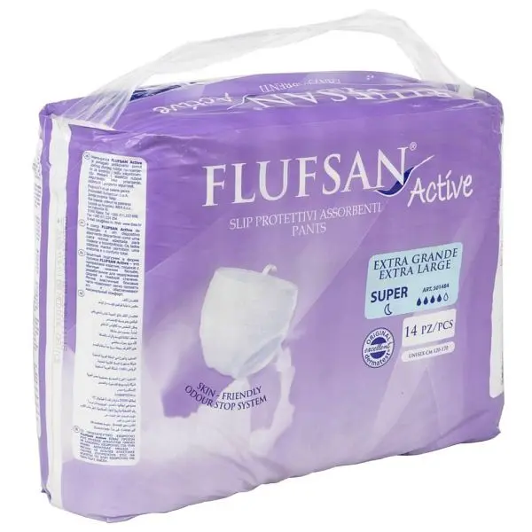 vidaXL Flufsan Inkontinenzhosen für Erwachsene 14 Stück Grösse XL 4008047