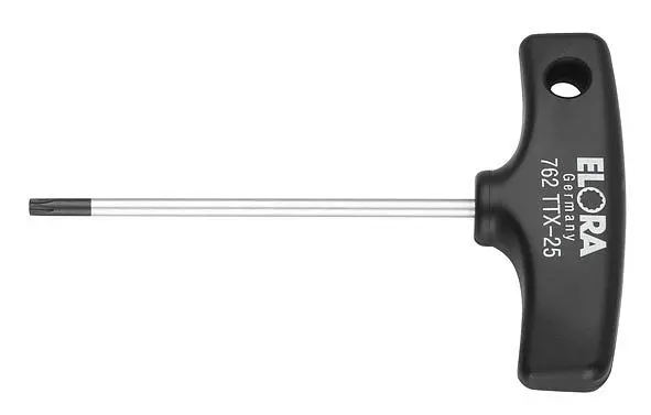 ELORA Tamper-TORX®-Schraubenzieher mit Quergriff 762TTX-30 mm 0762010305100