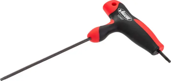 VIGOR TORX T-Handhabung Schraubenzieher Innen TORX Profil T10 VE: 5 Stück V2497