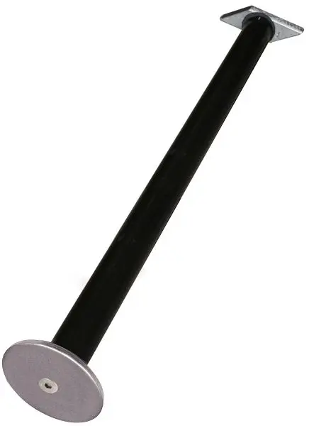 VARIOfit Tragarm Länge: 595 mm RAL 7016 anthrazitgrau mit Schrumpfweisech inkl. Abrollgewissung verzinkt zsw-596.004/AG