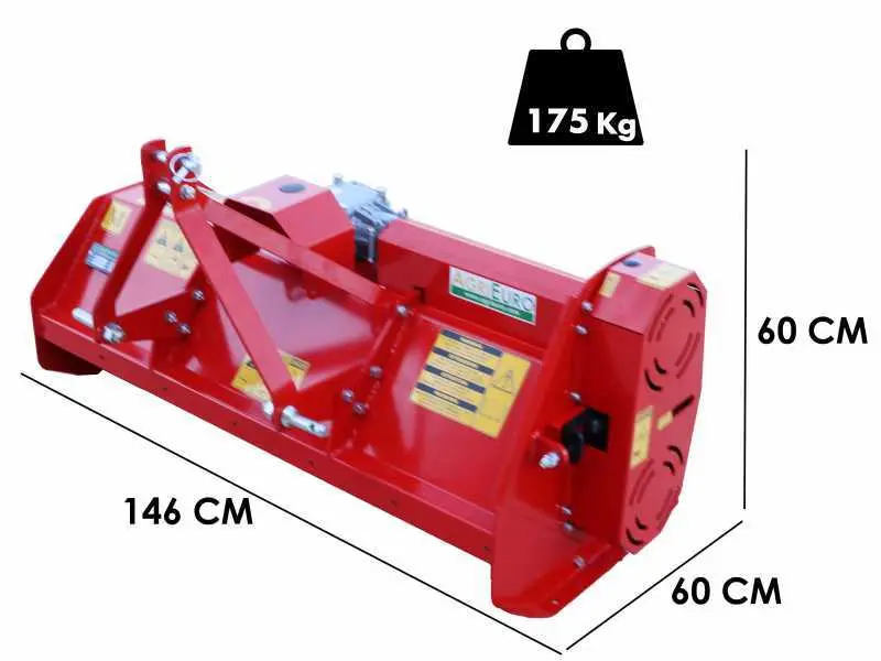 Professionelle Ausführung Mulcher für Traktor leichte Reihe Agrieuro DISCO 125 GM