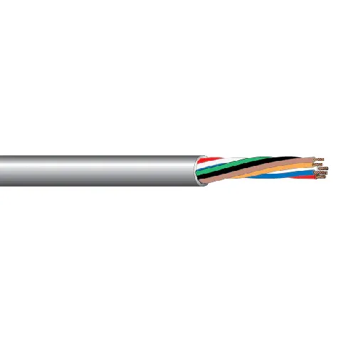 Abschleppstange West Penn 25270B 22 AWG 6C 7x30 Stranded Bare Kupfer Unshielded Plenum CMP PVC Low Voltage Control Cable 1...