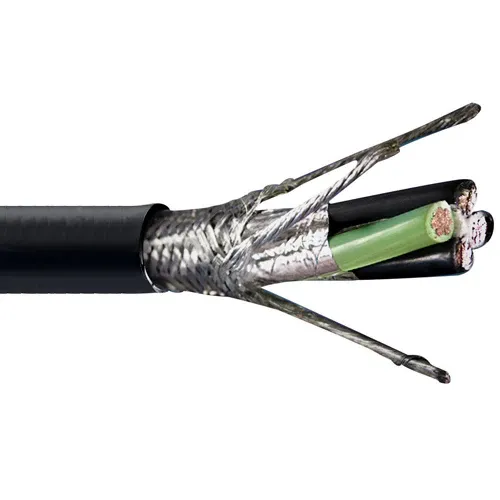 Alpha Wire 5661 14 AWG 4 Conductor SupraShield Premium Foil/Braid 600V PVC Variabel Motor Supply Cable