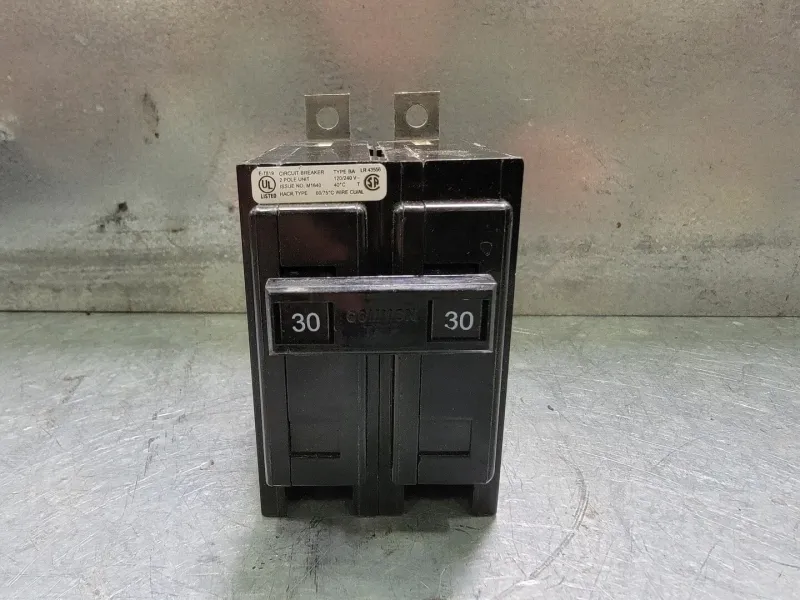30 Amp 2 Pole Circuit Breaker BA230 mit Stahlseil und Haken