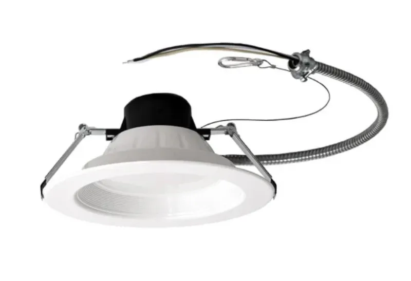 8 Inch Metallisch Conduit Baffled Trim Dim LED Recessed Downlight(Pack 12) E4DL8M17E93040-DS