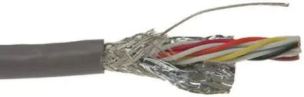 Synthetikseil Alpha Wire 25104 22/4 22 AWG 4 Conductor SR-PVC Insulation 300V SupraShield Hochwertig Foil Braid Xtra Guard...