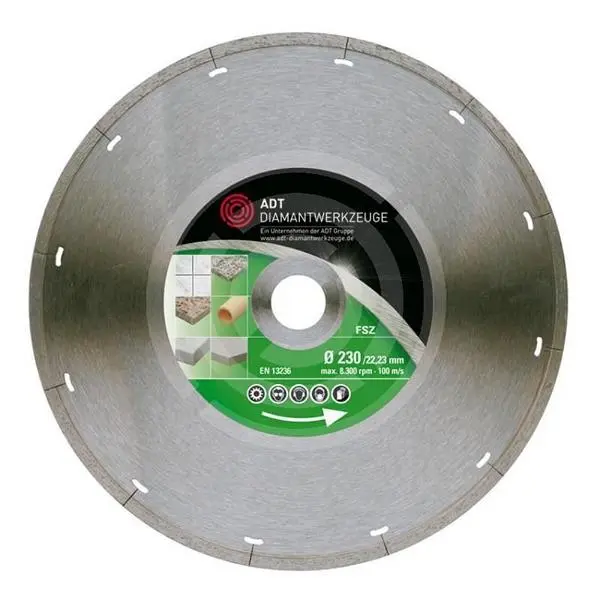 ADT Diamanttrennscheibe Granit/Fliesen FSZ Premium Ø 350 mm 254 mm DTFZ-042